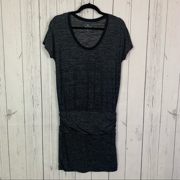 Athleta charcoal heathered black dress - Picture 1 of 10